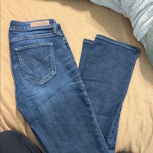 Calvin Klein Women's Dark Blue Straight Leg Jeans